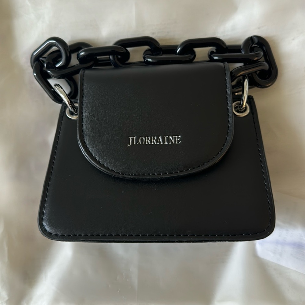 JLorraine Black PU Leather Bag